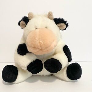 Vintage Aurora A&A Cow Plush Beanie Bean Bag Holstein Jersey Stuffed Animal Toy